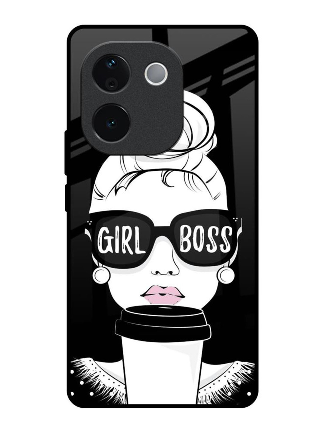 QRIOH Girl Boss Vivo T3 Pro 5G Impact Resistant Back Case