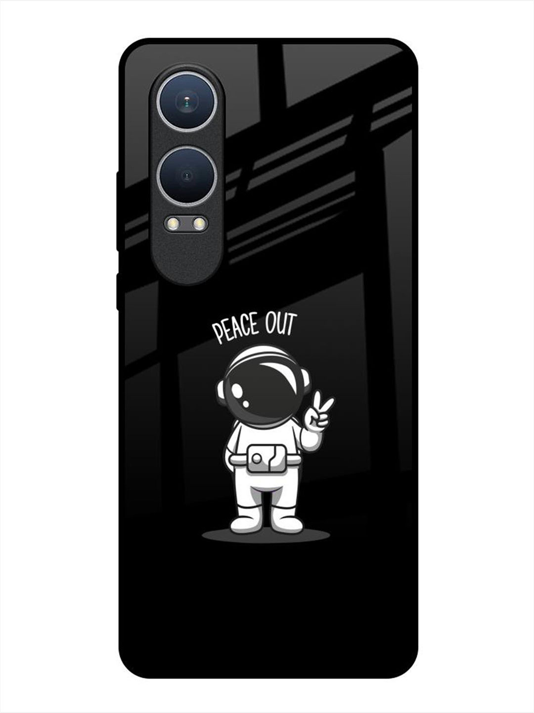 QRIOH Peace Out Astro Real OnePlus Nord CE4 Lite 5G Impact Resistant Back Case