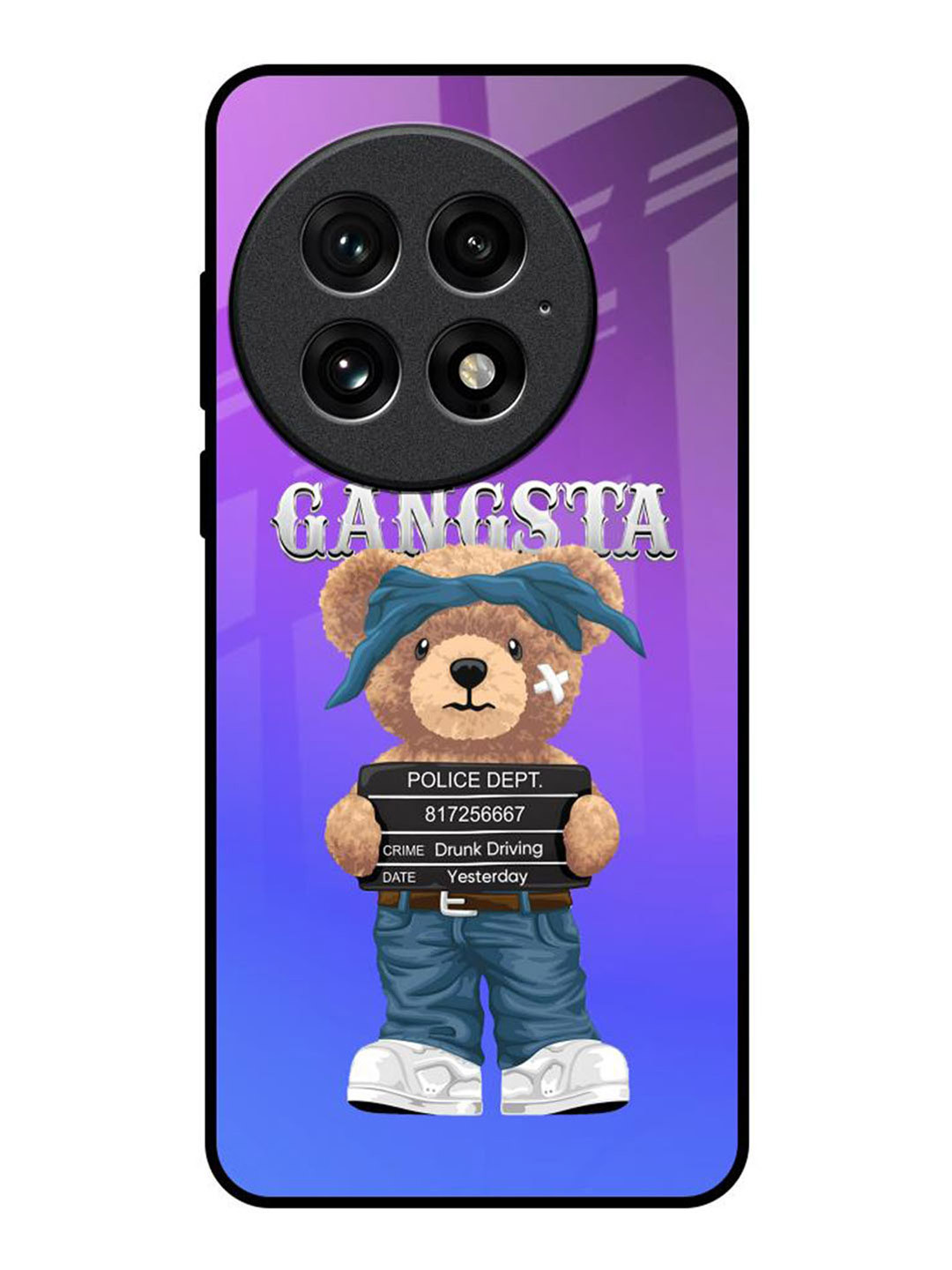 QRIOH Gangsta Bear OnePlus 13 Impact Resistant Back Case