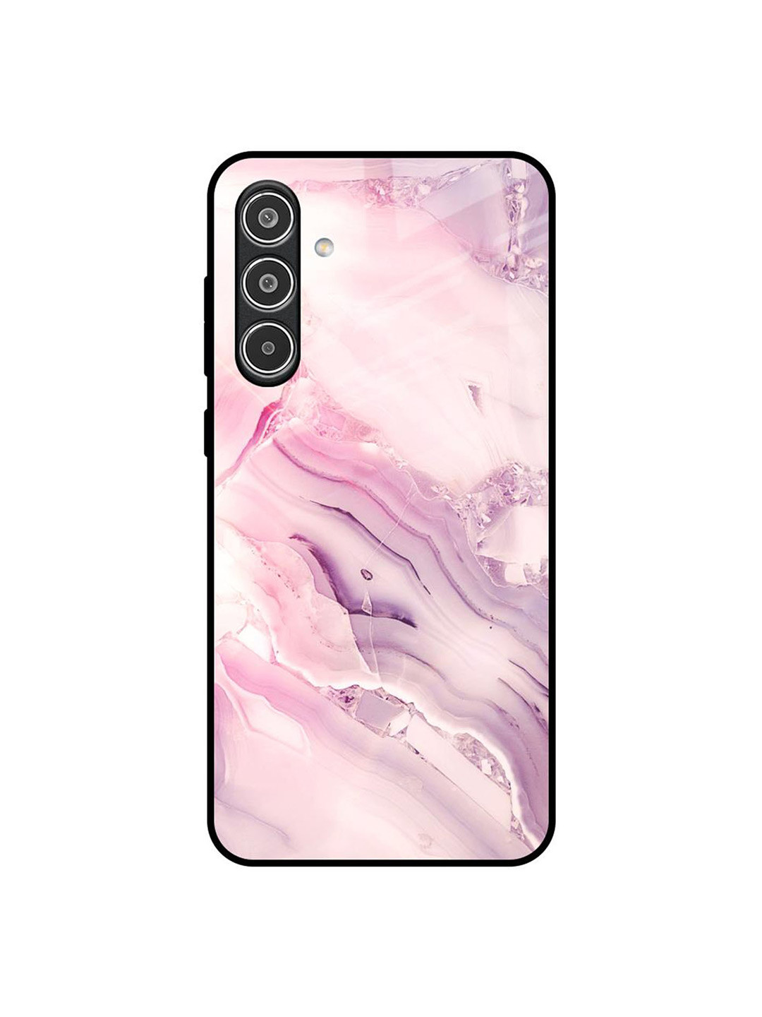 QRIOH Diamond Pink Gradient Samsung Galaxy A56 5G Impact Resistant Back Case
