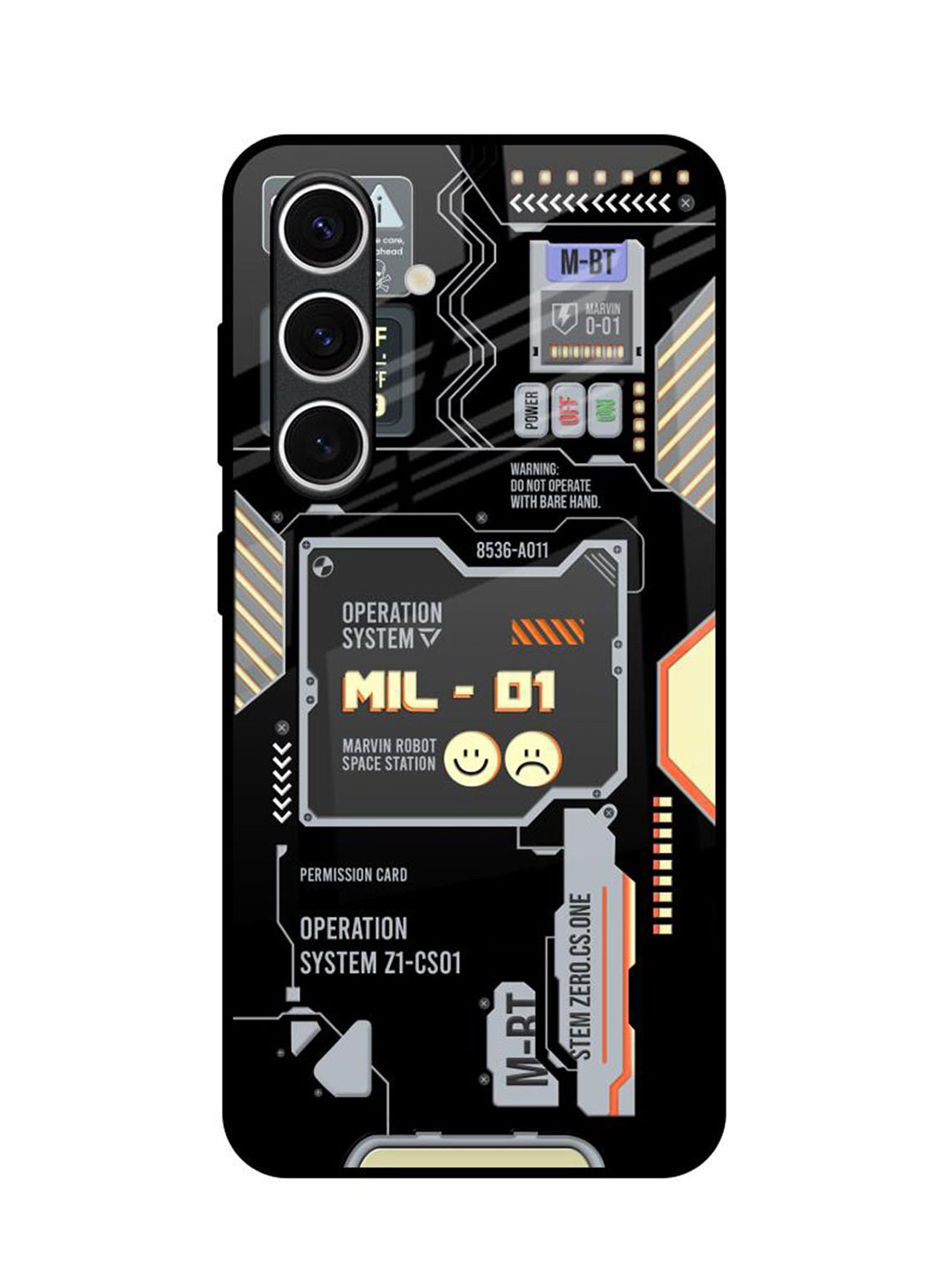 QRIOH Exposed Parts Samsung Galaxy S24 FE 5G Impact Resistant Back Case