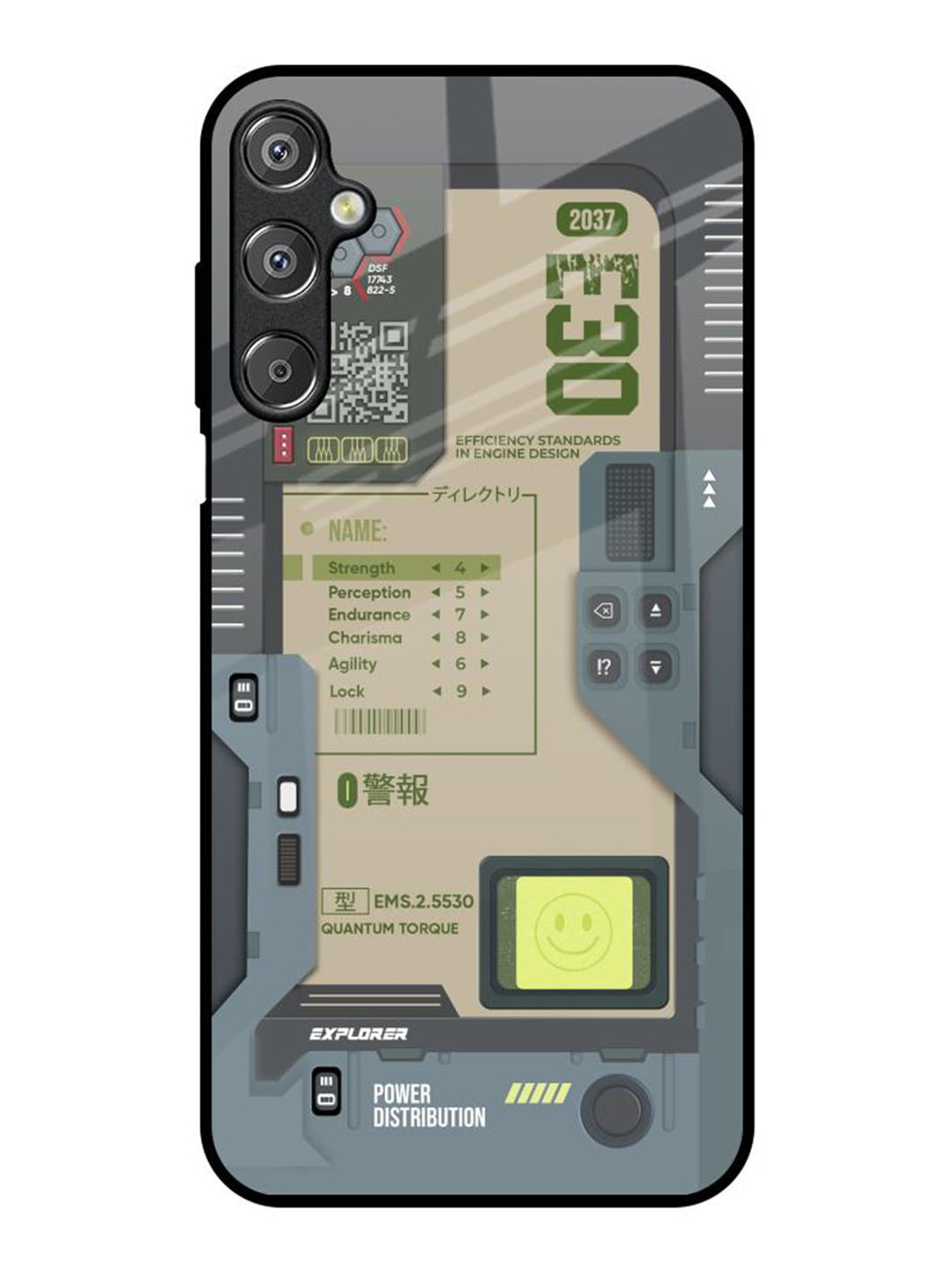 QRIOH Art Station Samsung Galaxy F15 5G Impact Resistant Back Case