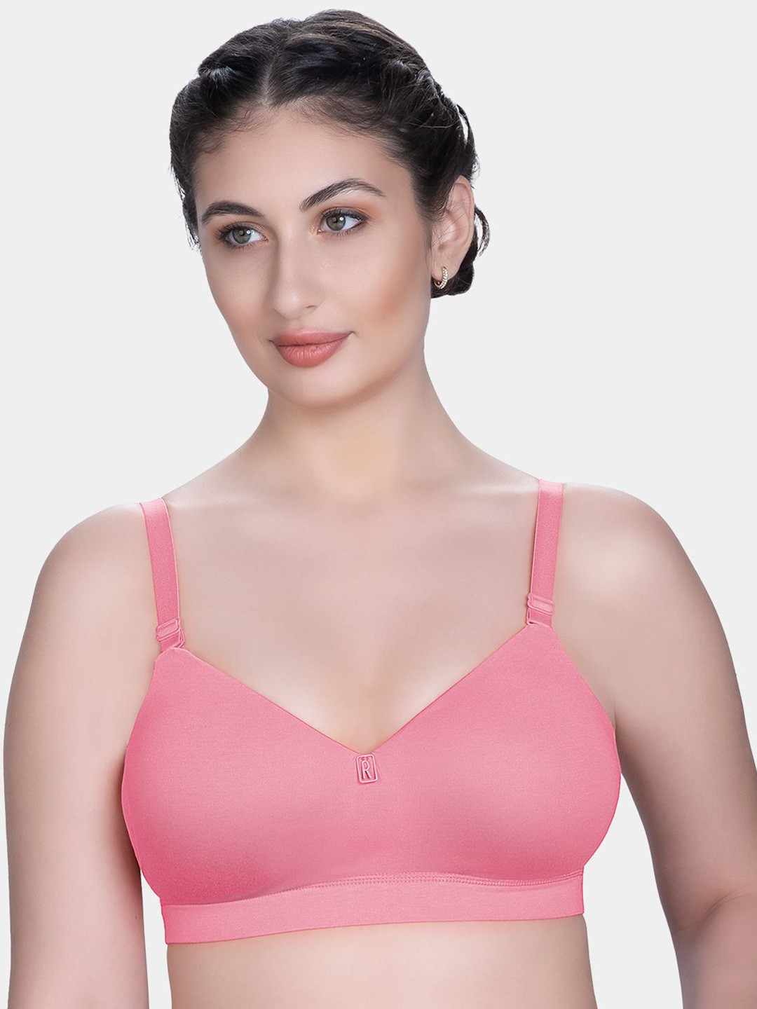 Trylo Bestie Women Combed Cotton Soft Padded Seamless Full Coverage Bra
