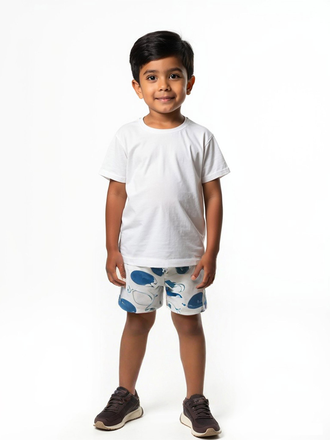 Snugkins Toddlers Pack of 2 Printed Cotton Potty Training Shorts