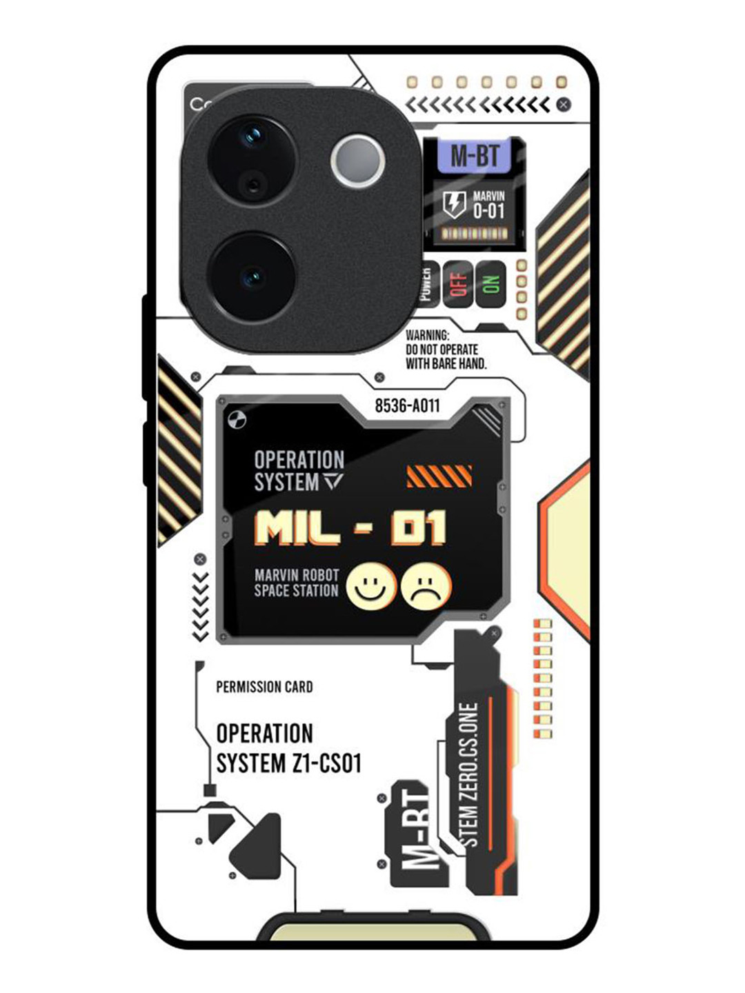 QRIOH Tech Display Vivo T3 Pro 5G Impact Resistant Back Case