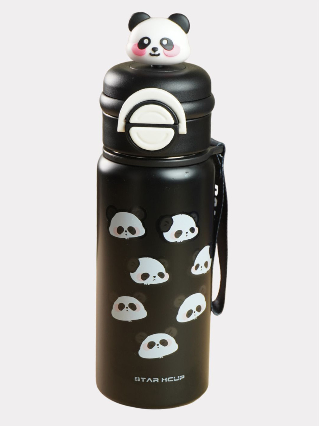 Little Surprise Box LLP Gold-Toned & White Ted Printed Stainless Steel Water Bottle-600ml