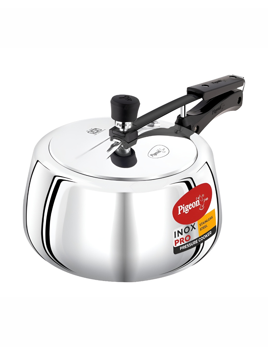 Pigeon Silver-Toned 2025 Stainless Steel Dishwasher Safe Pressure Cooker