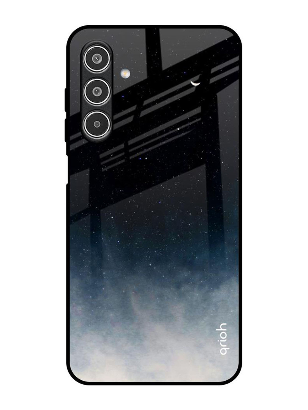 QRIOH Black Aura Samsung Galaxy A26 5G Impact Resistant Back Case