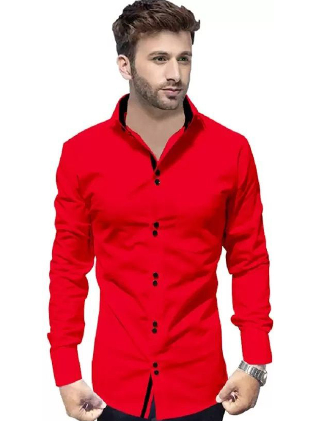 Metronaut Men Semi Sheer Formal Shirt