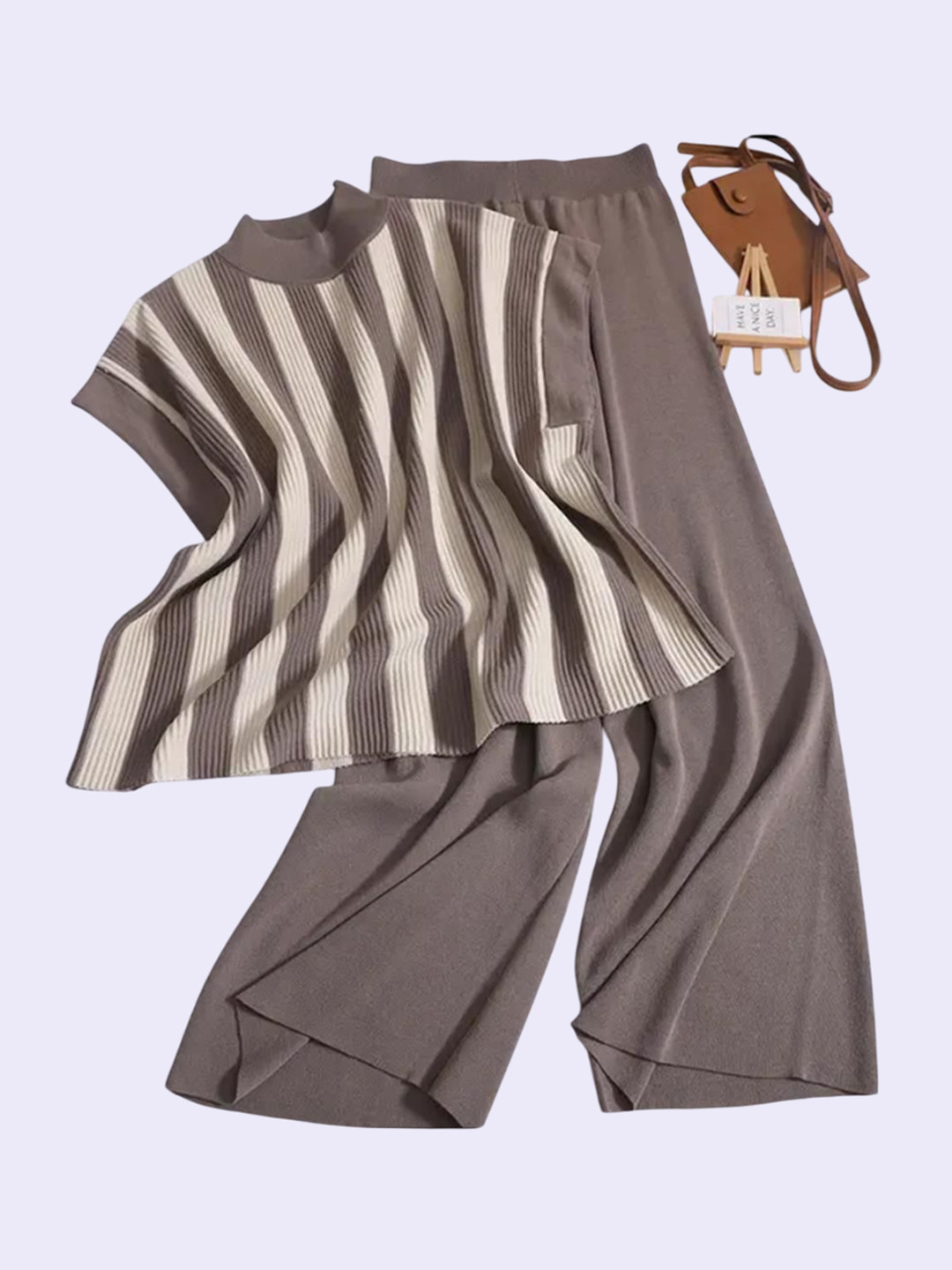 Miss Mosa By Akanksha  Arizona Ribbed Co-Ords Set