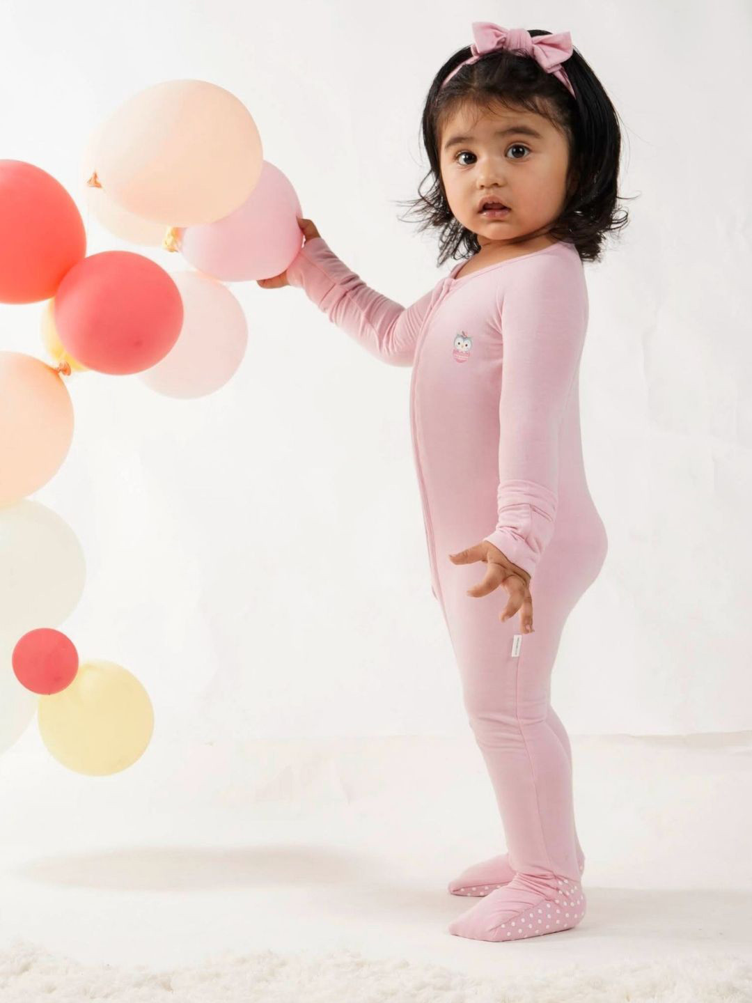 THE PLUSH CLUB Infants Round Neck Rompers