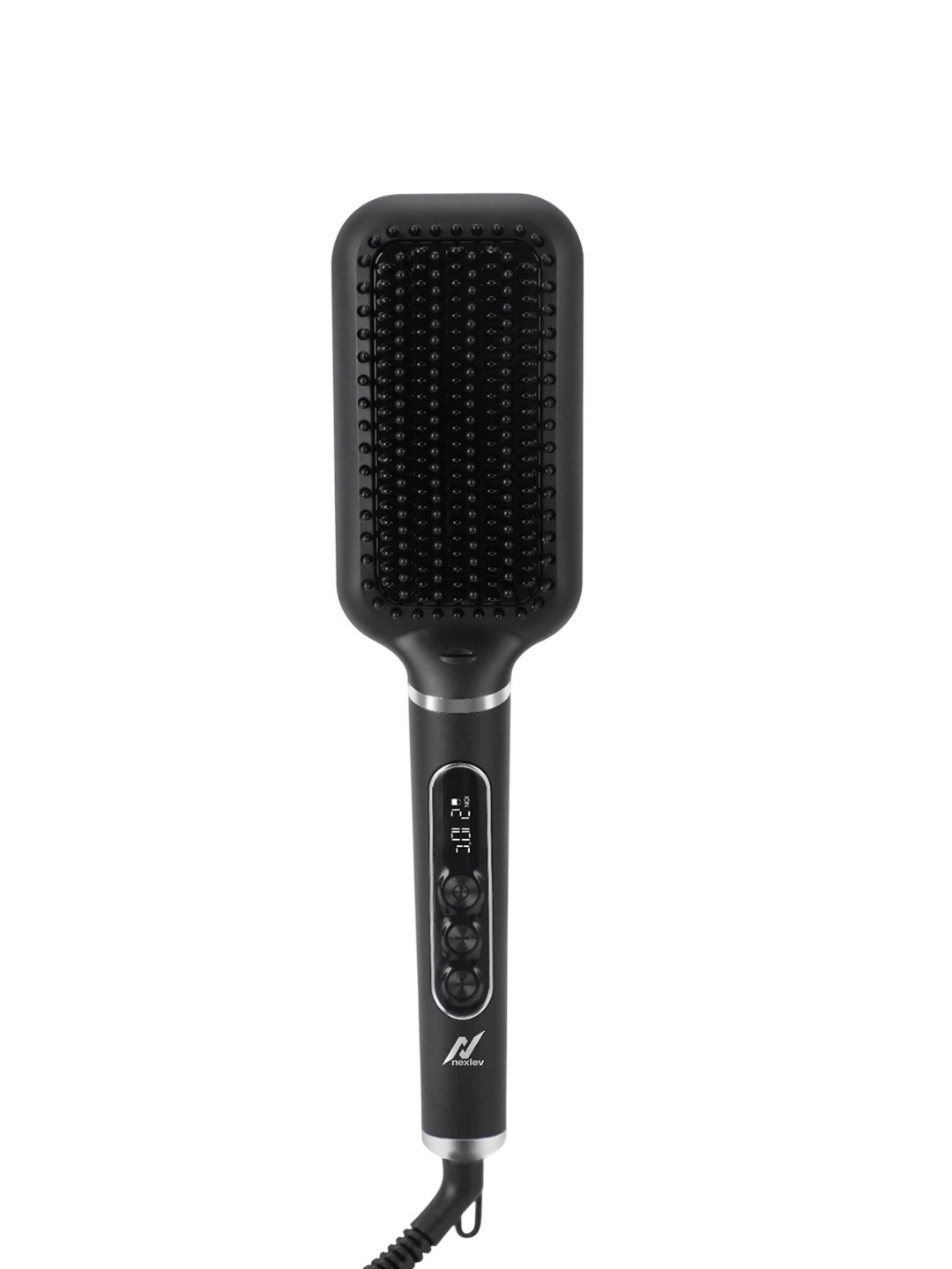 NexLev Hair Straightener Brush - HSB-03 - Black