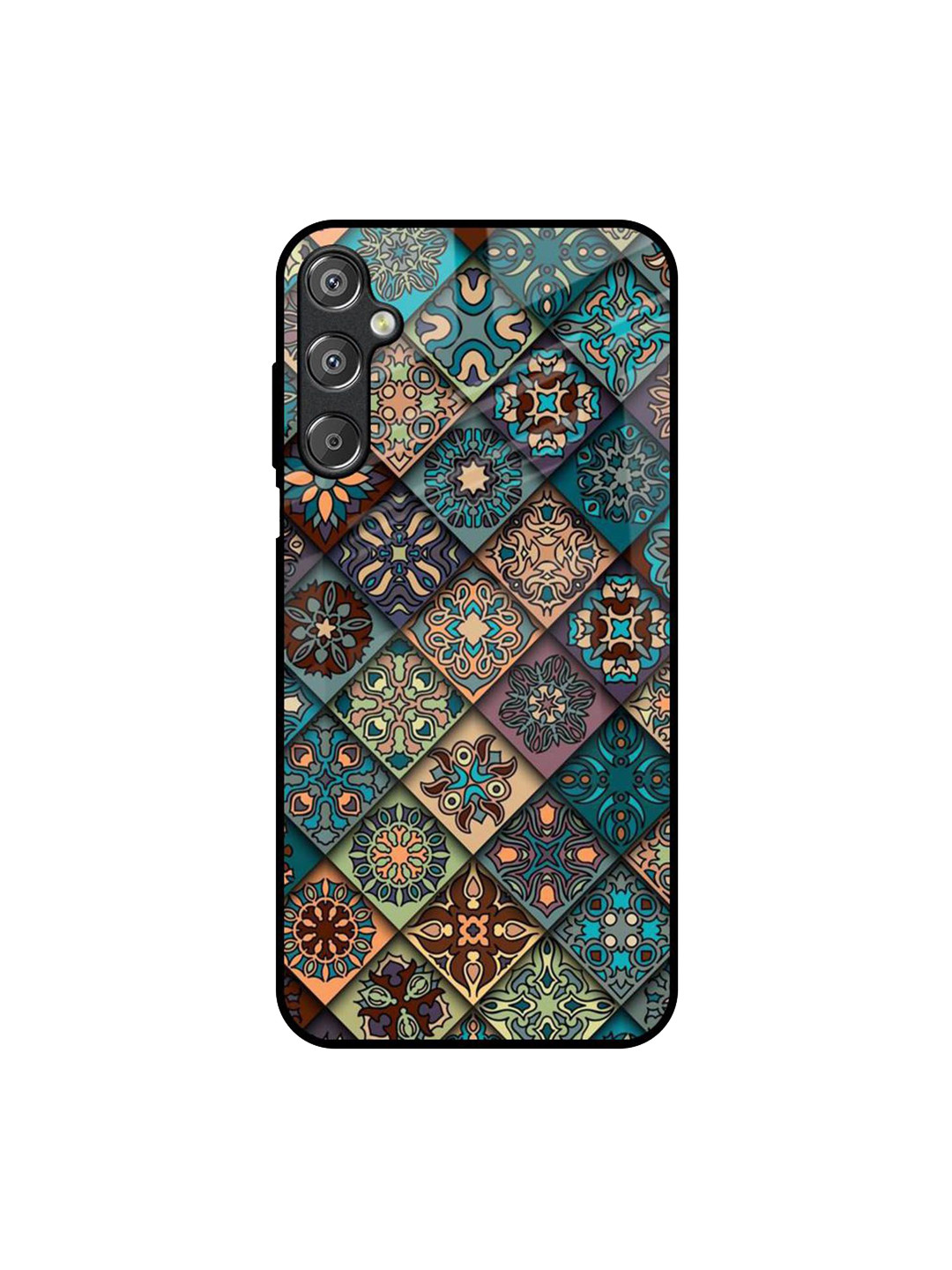 QRIOH Abstract Printed Samsung Galaxy M15 5G Back Case Mobile Accessories