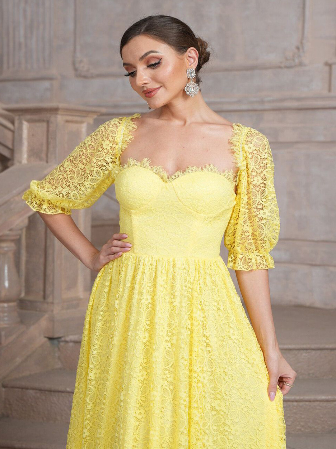 bebe Fit & Flare Dress