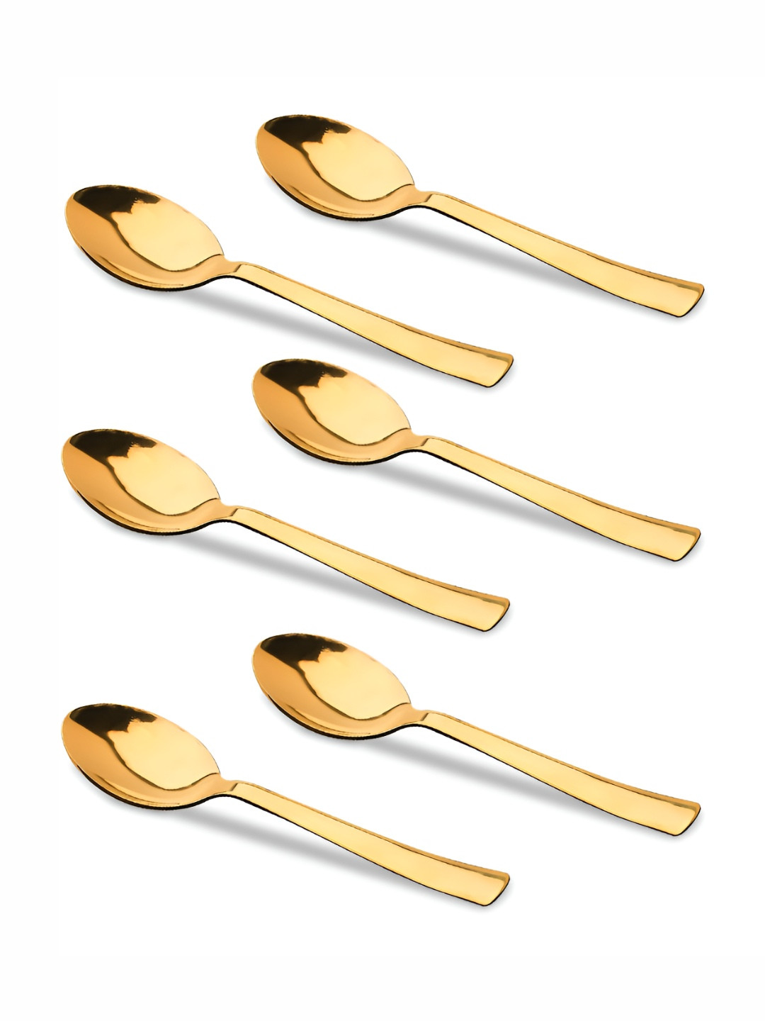 Parage Impress 6 Pieces Gold-Toned Stainless Steel Tea Spoon