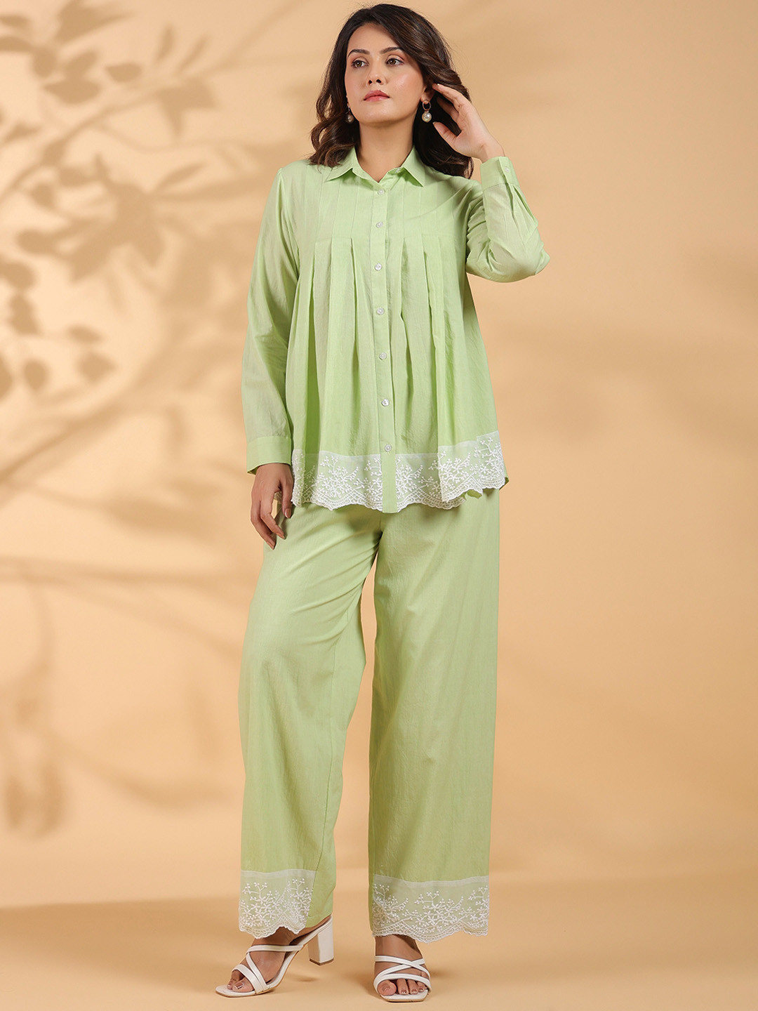 STIL O STITCH Shirt Collar Tunic & Trousers