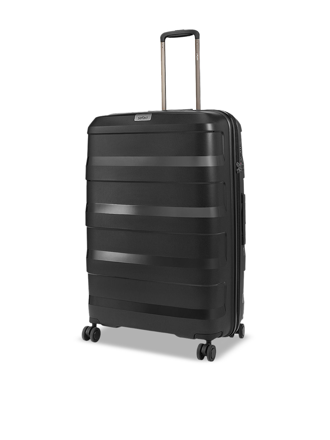 Safari Select Aeroglide Black Premium Lightweight with TSA Lock Large Trolley Bag 78 Cm