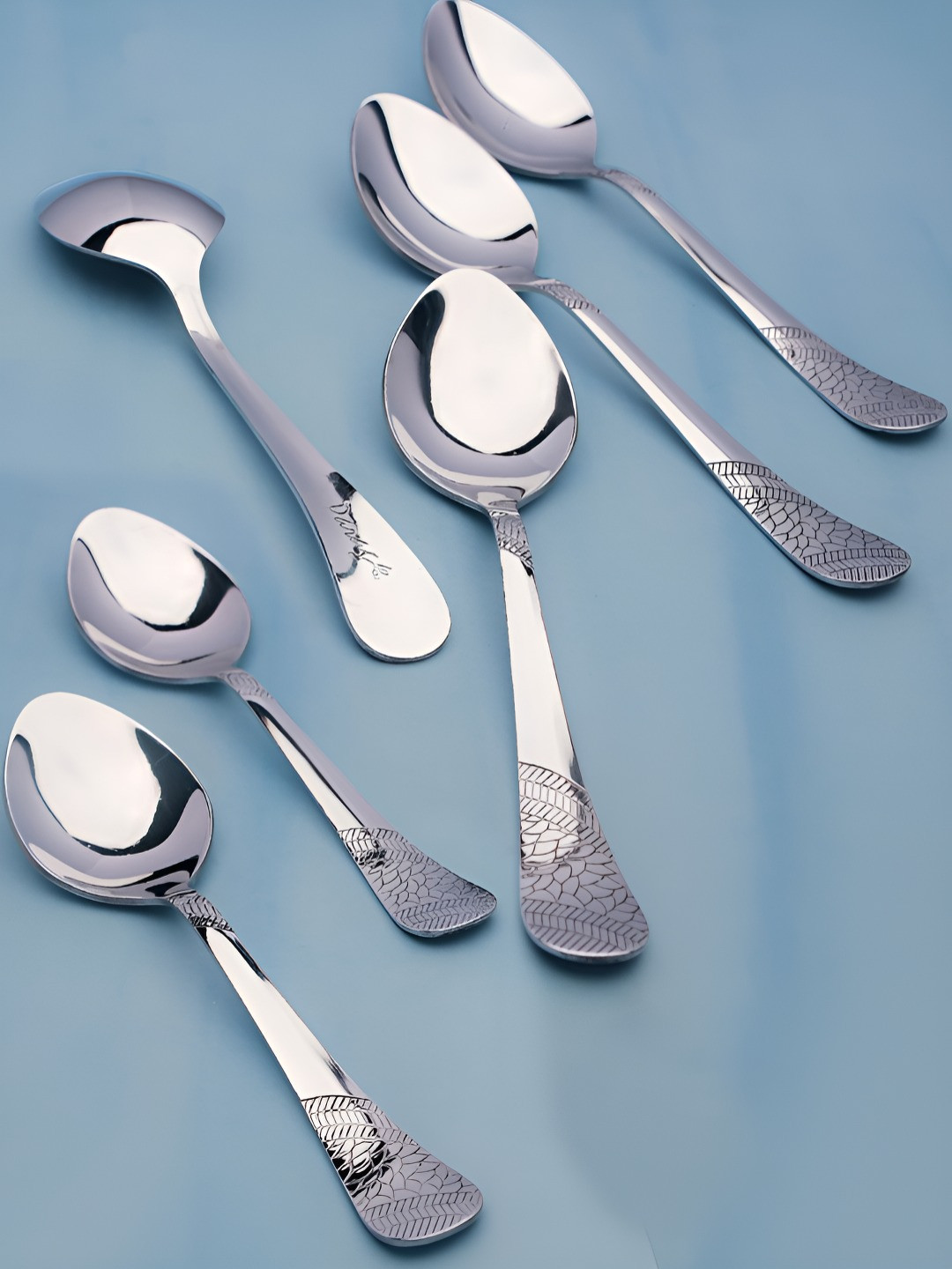Parage Imperial 6 Pieces Silver Toned Stainless Steel Table Spoon