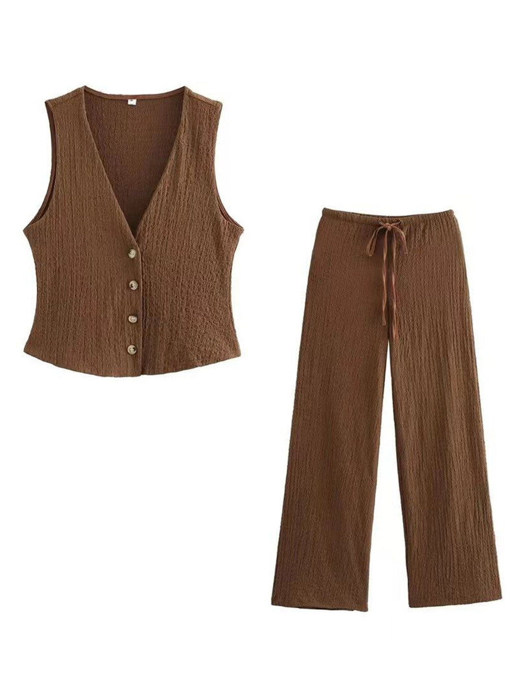 Miss Mosa By Akanksha  Peacon Summer Vest Co-Ords Set