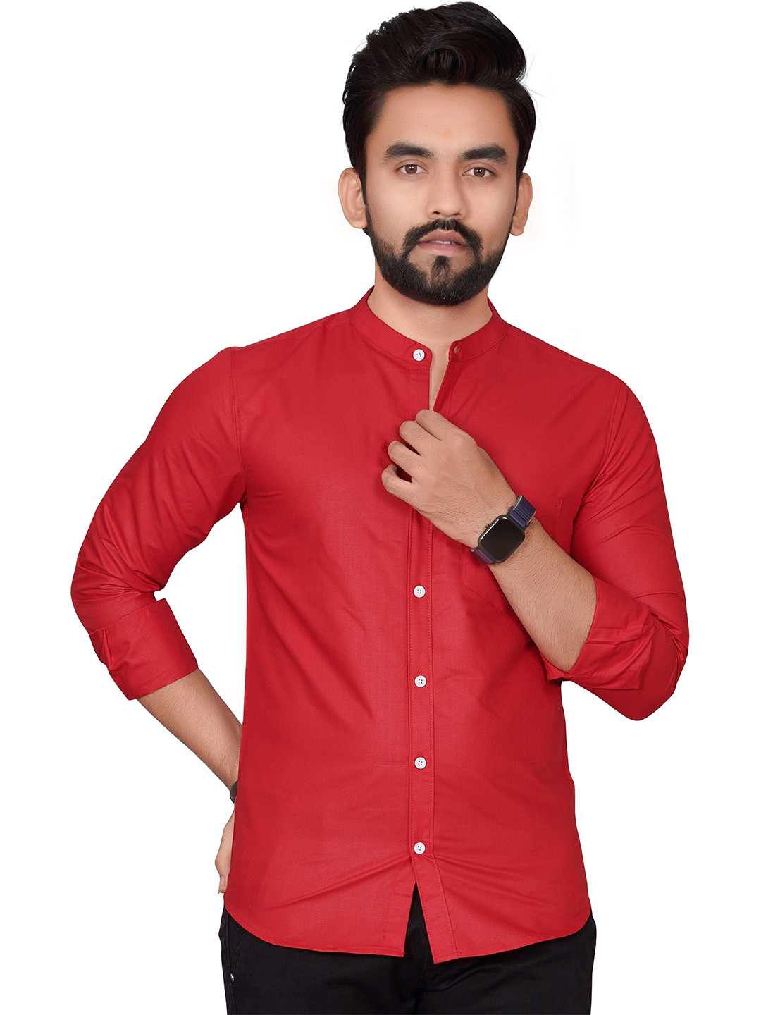 Metronaut Men Semi Sheer Formal Shirt