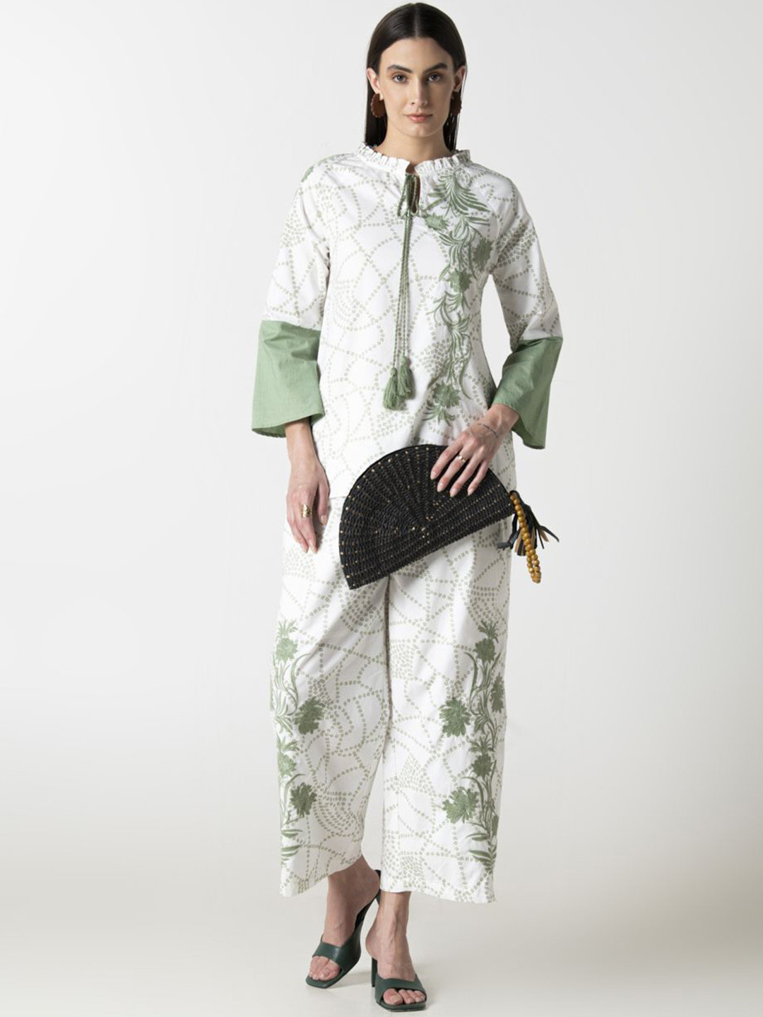 STIL O STITCH Printed Tunic & Trousers Co-Ord Set