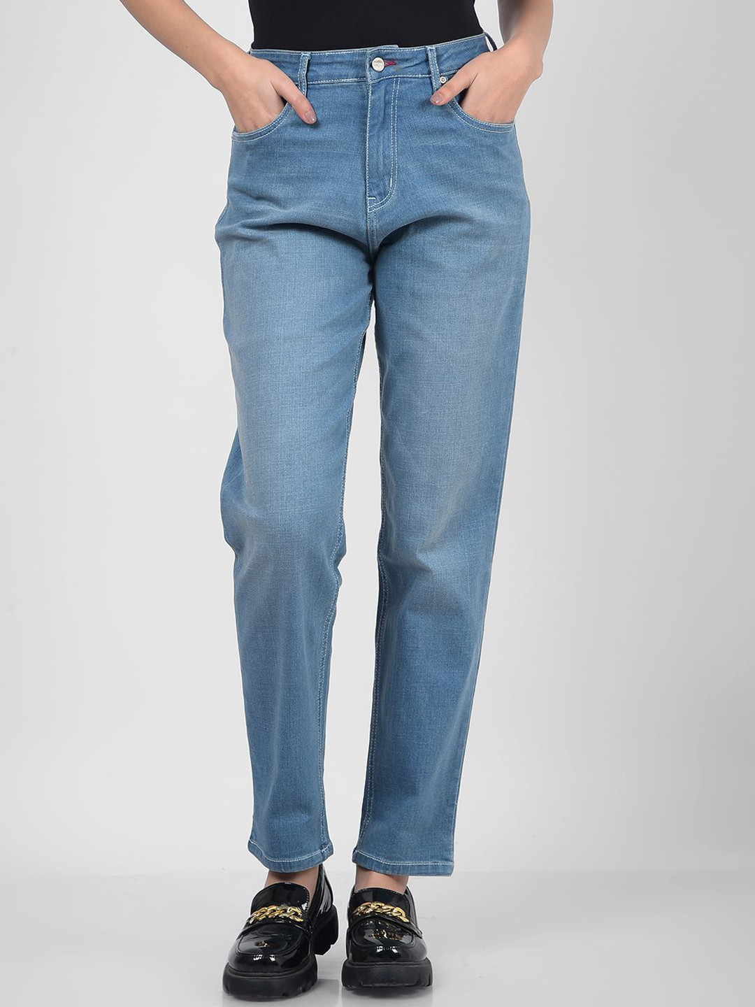 Numero Uno Women High-Rise Light Fade Stretchable Jeans