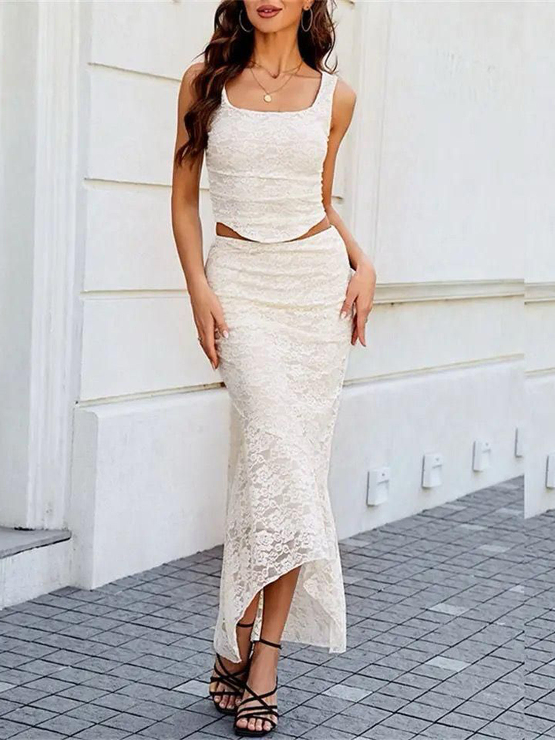 Miss Mosa By Akanksha  Nerine Summer Coord Set - Resort Wear