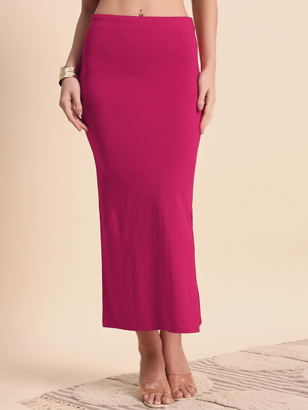 NE STYLE Women Side Slit High-Rise Stretchable Saree Shapewear