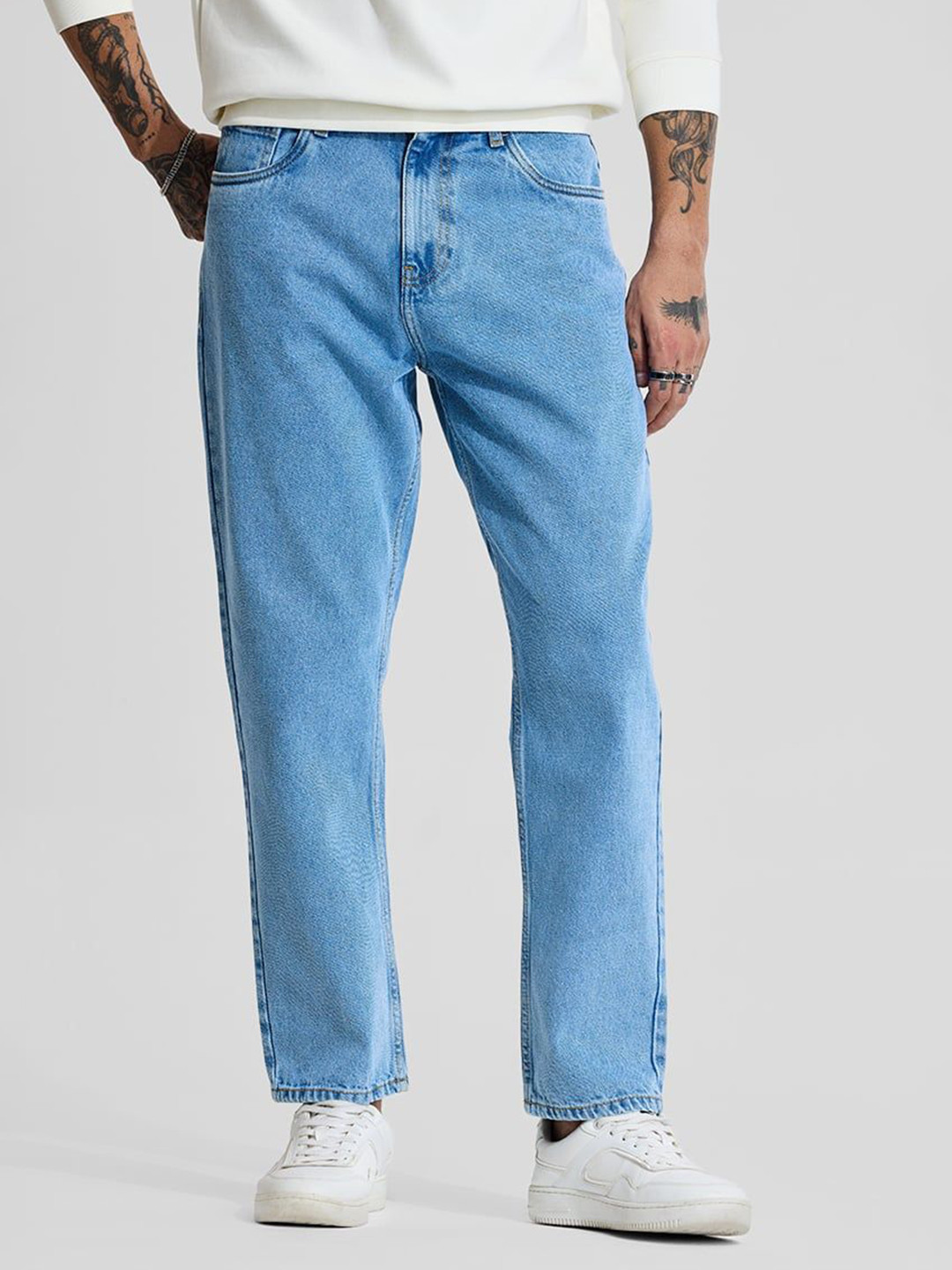 Snitch Men Baggy Fit Jeans