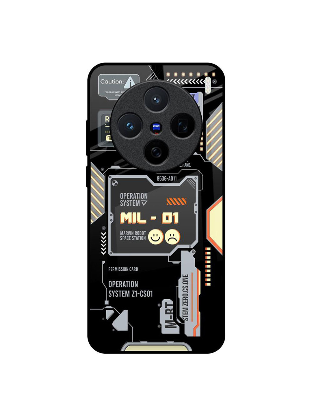 QRIOH Typography Printed Vivo X200 5G Back Case Mobile Accessories