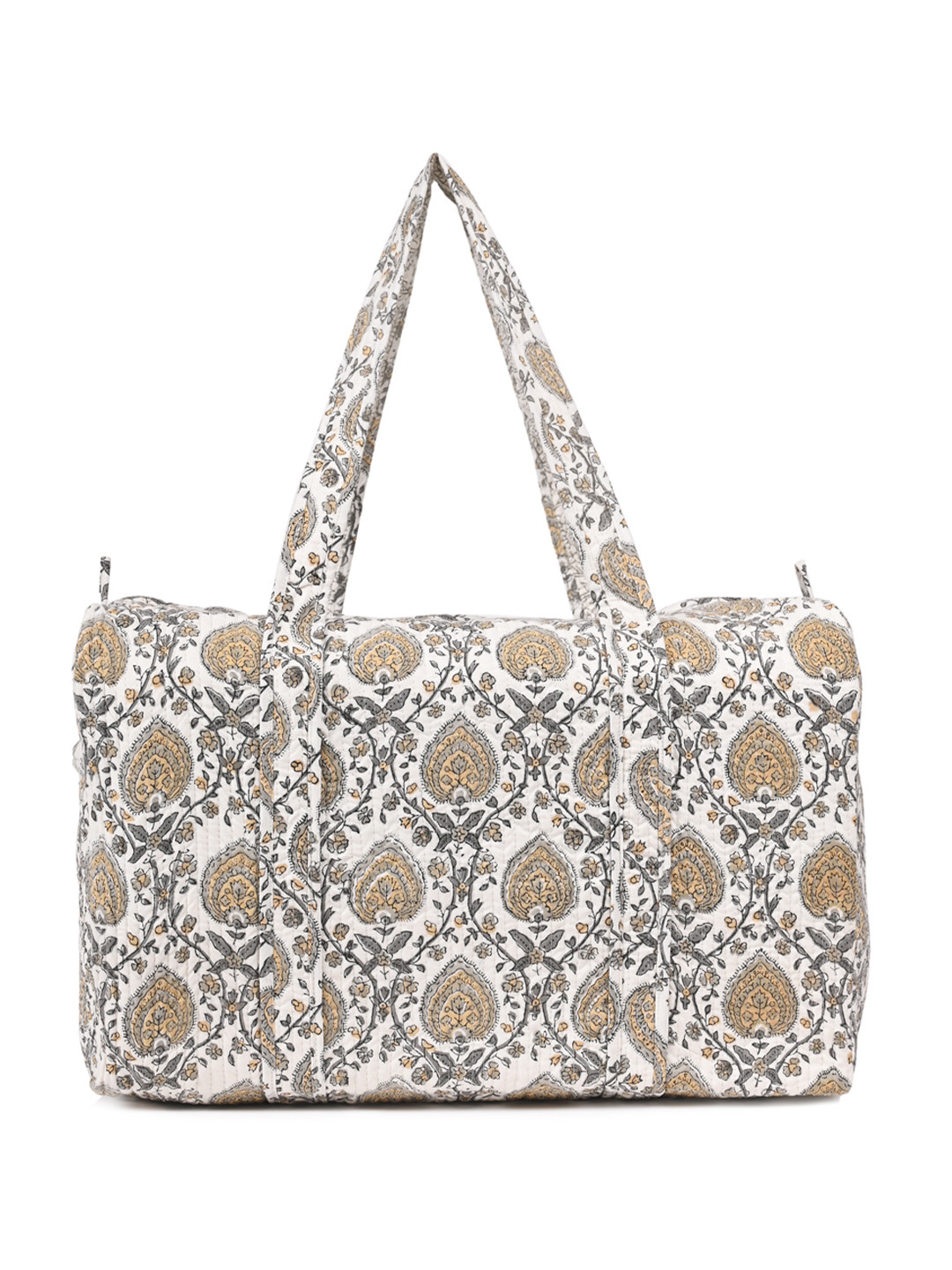 Block N Style Block Printed Cotton Large Casual Duffel Bag
