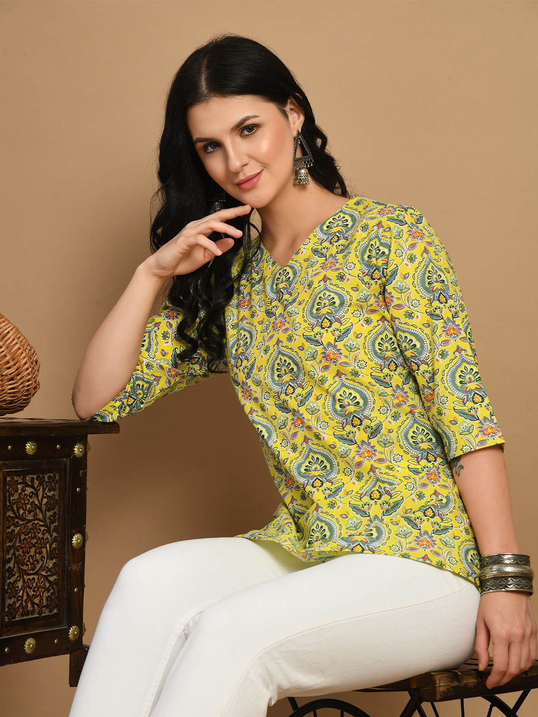 Metronaut Print Top