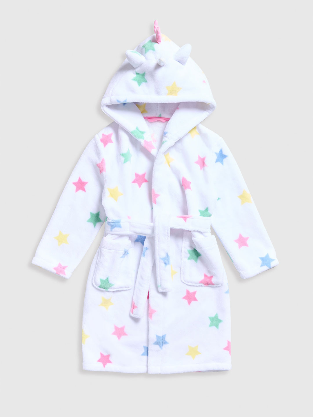 Mothercare Infant Girls Printed Bath Robe