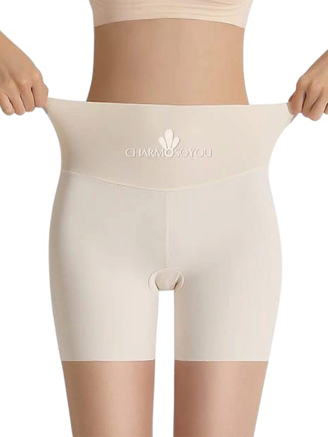 Munaafi High Waisted Seamless 4-Way Stretchable Light Weight Ultra-Soft Tummy Shaper