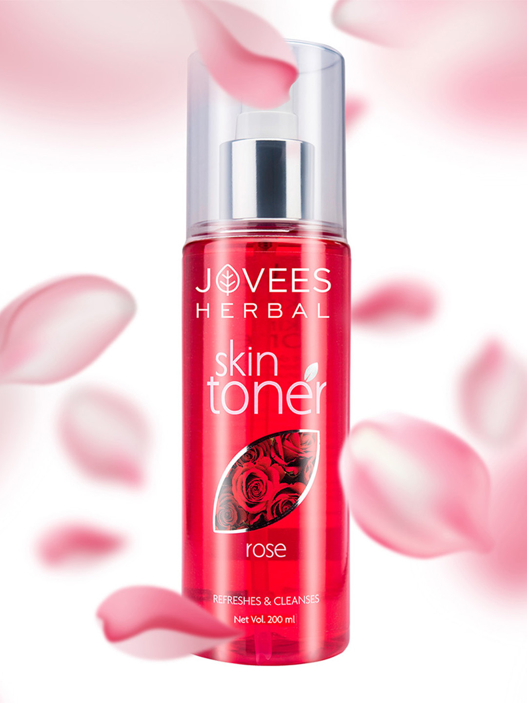 Jovees Rose Skin Toner For Hydration & Tightens Pores - 200 ml