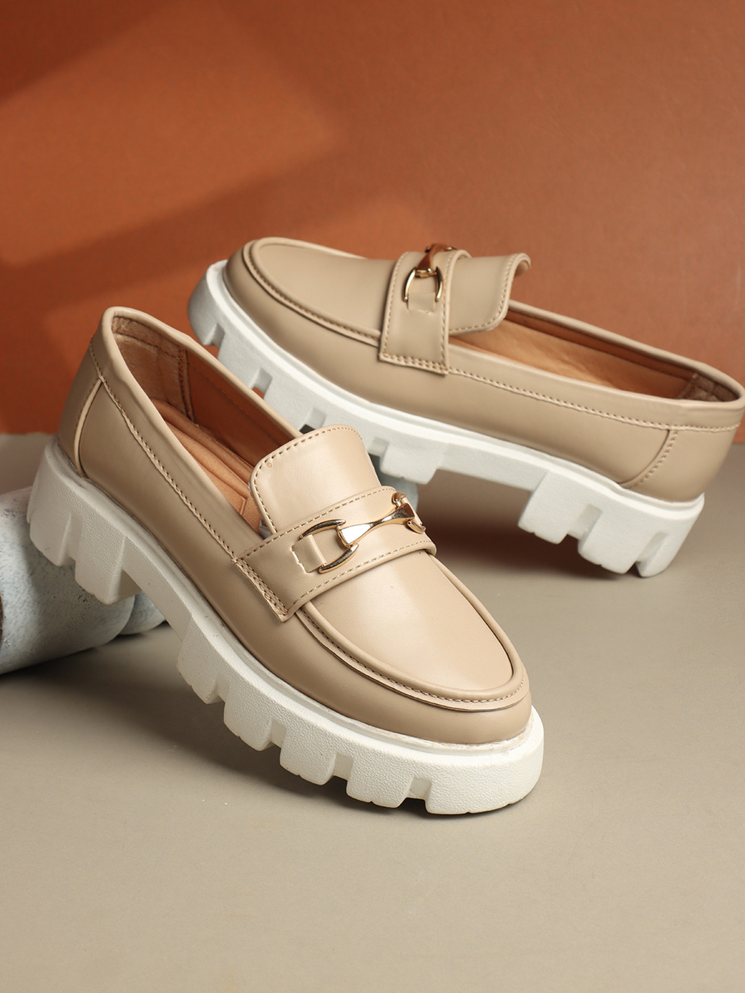 Mast & Harbour Women Patent Leather Loafers