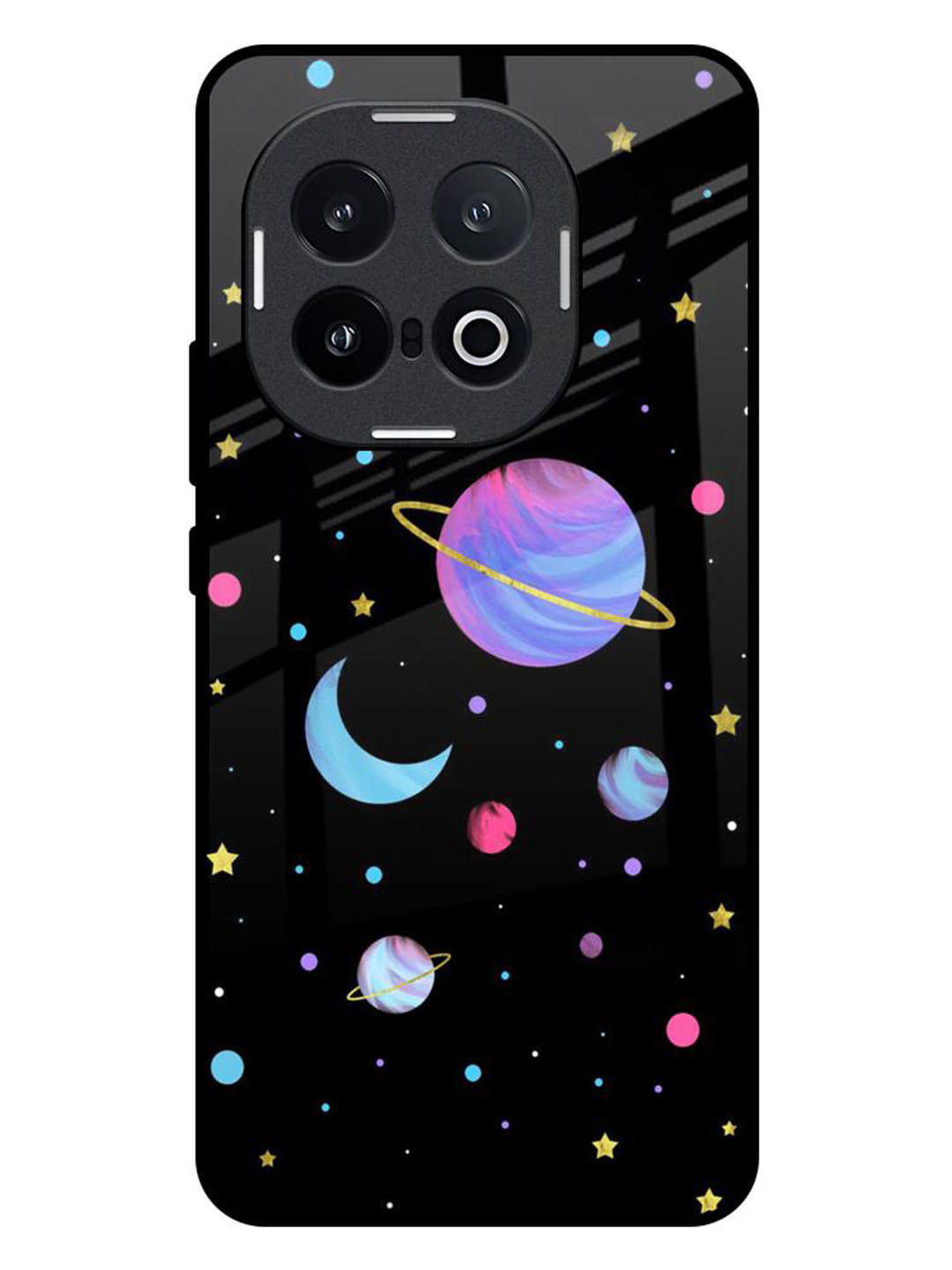 QRIOH Quirky Planet Play Printed IQOO 13 5G Back Case