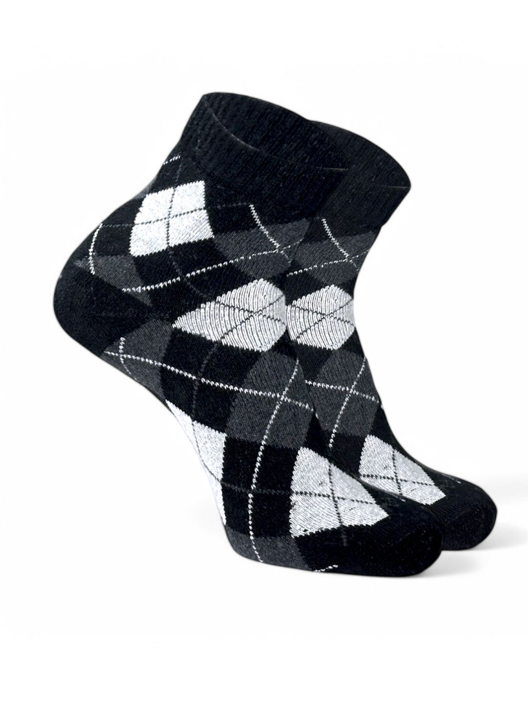 Sockscarving Men Pattern Organic Cotton Above Ankle Socks