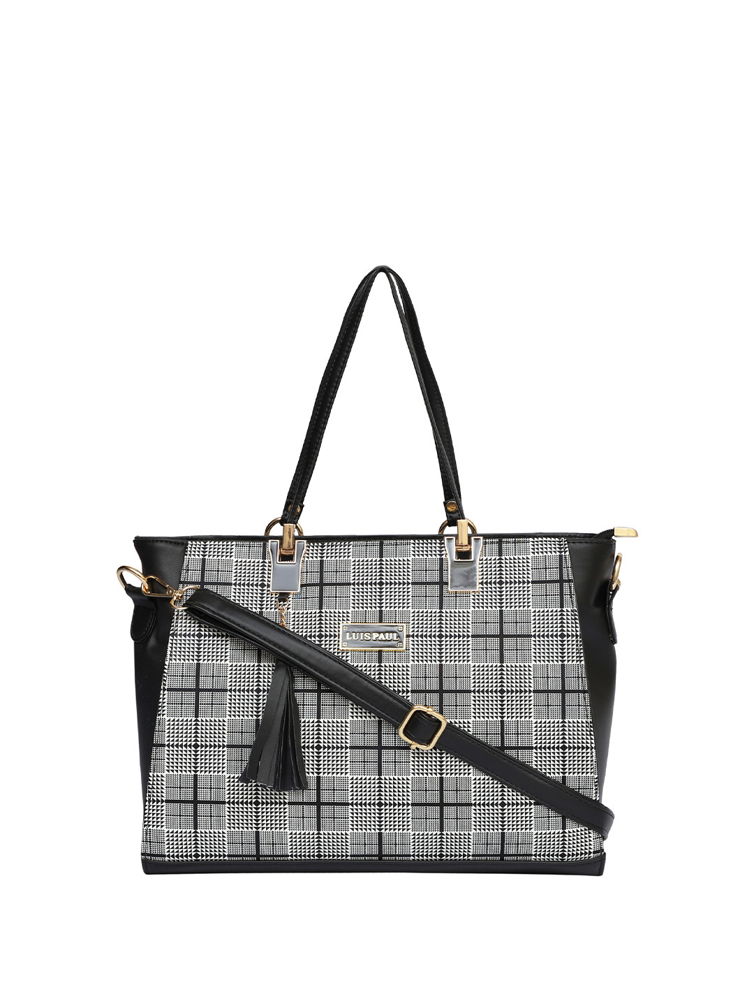 LUIS PAUL Printed Structured Sling Bag