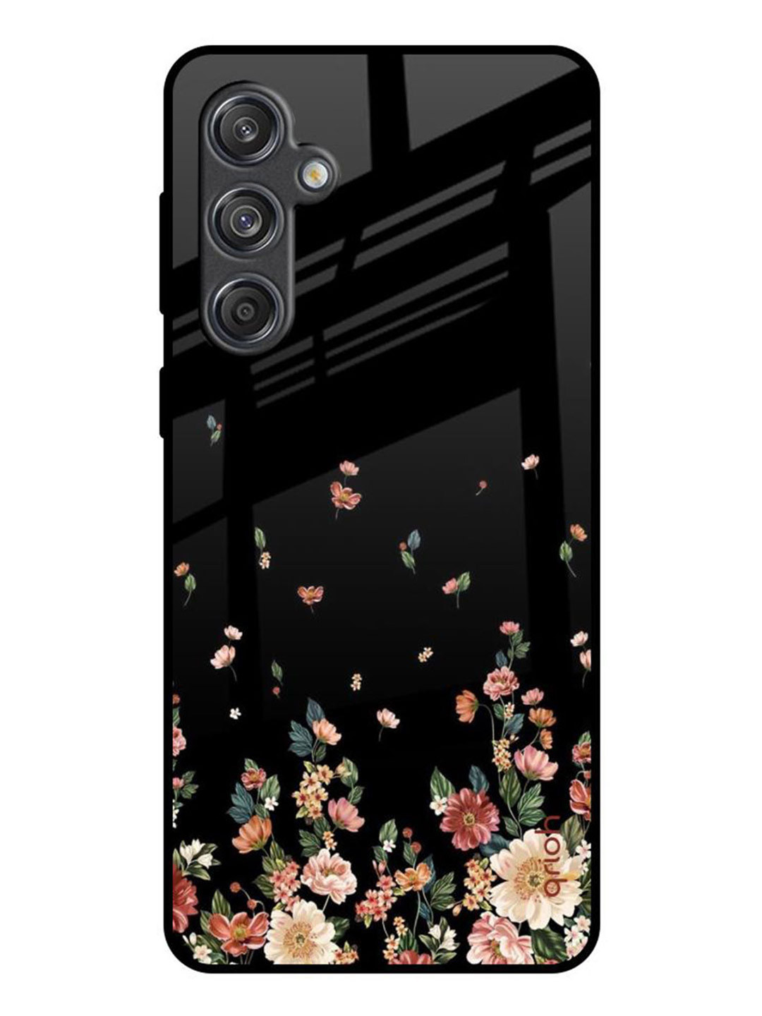QRIOH Floating Floral Printed Samsung Galaxy M55 5G Back Case