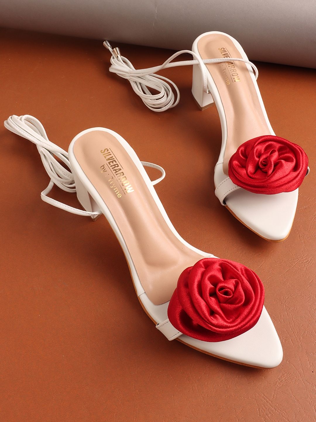 Try Me Women Western Embellished Block Heels Gladiators - Heels for Women 33167120 | Myntra