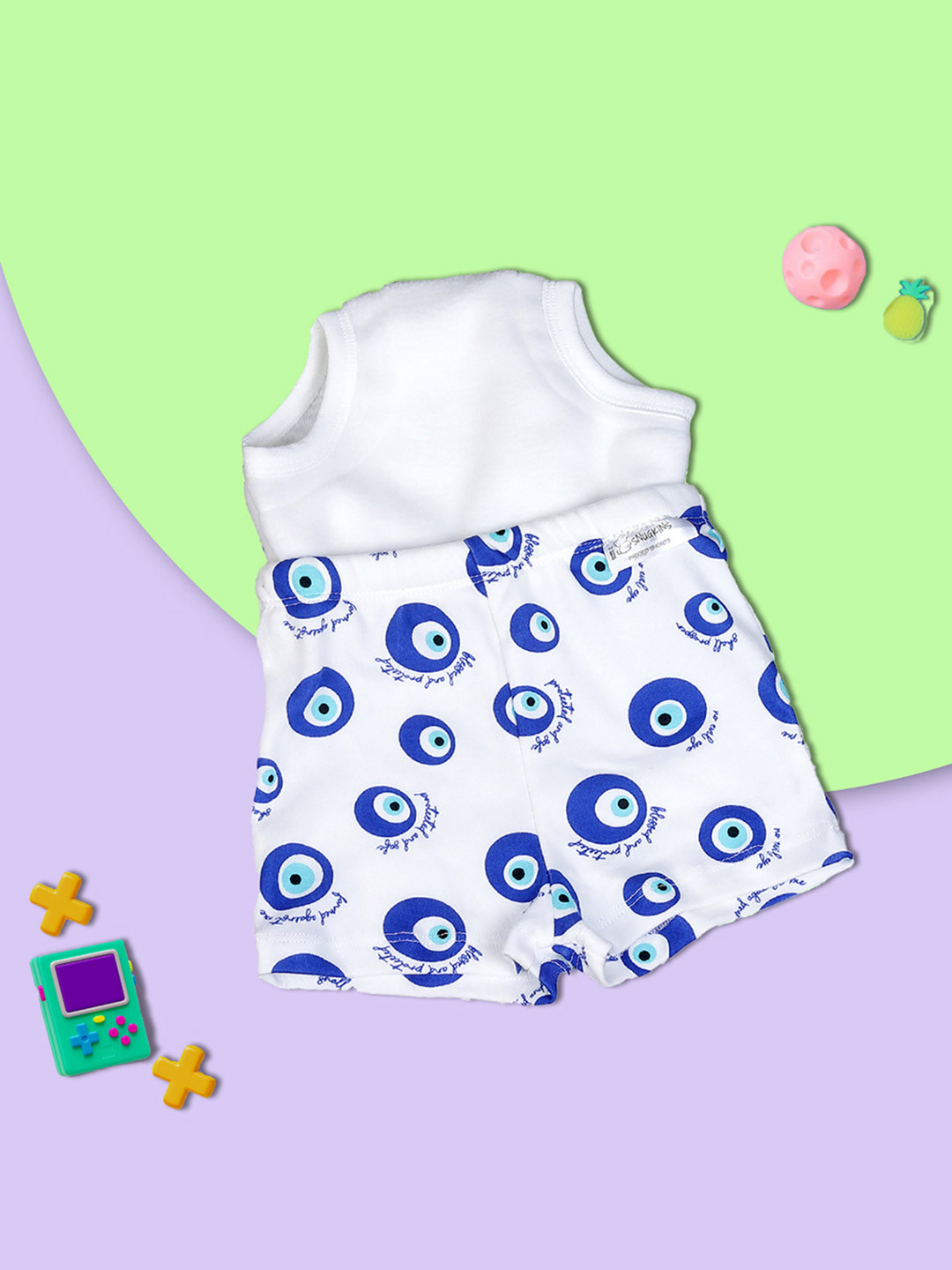 Snugkins Toddlers Pack of 1 Printed Cotton Potty Training Shorts