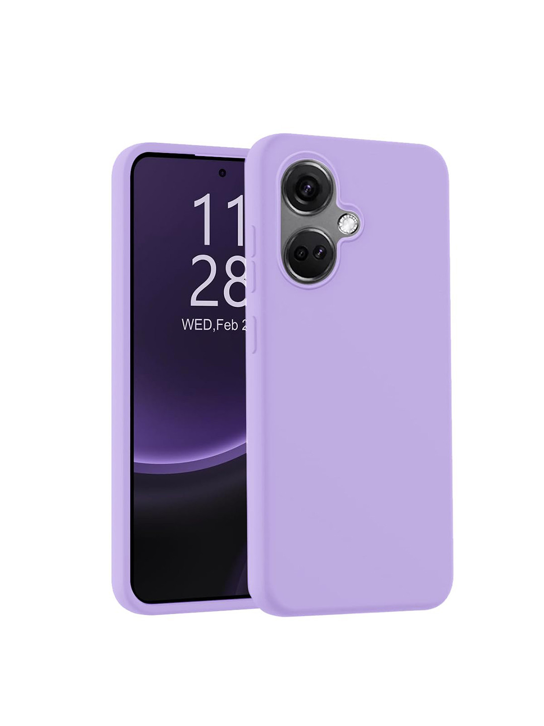 LIRAMARK Liquid Silicone OnePlus Nord CE 3 5G Soft Back Cover Case