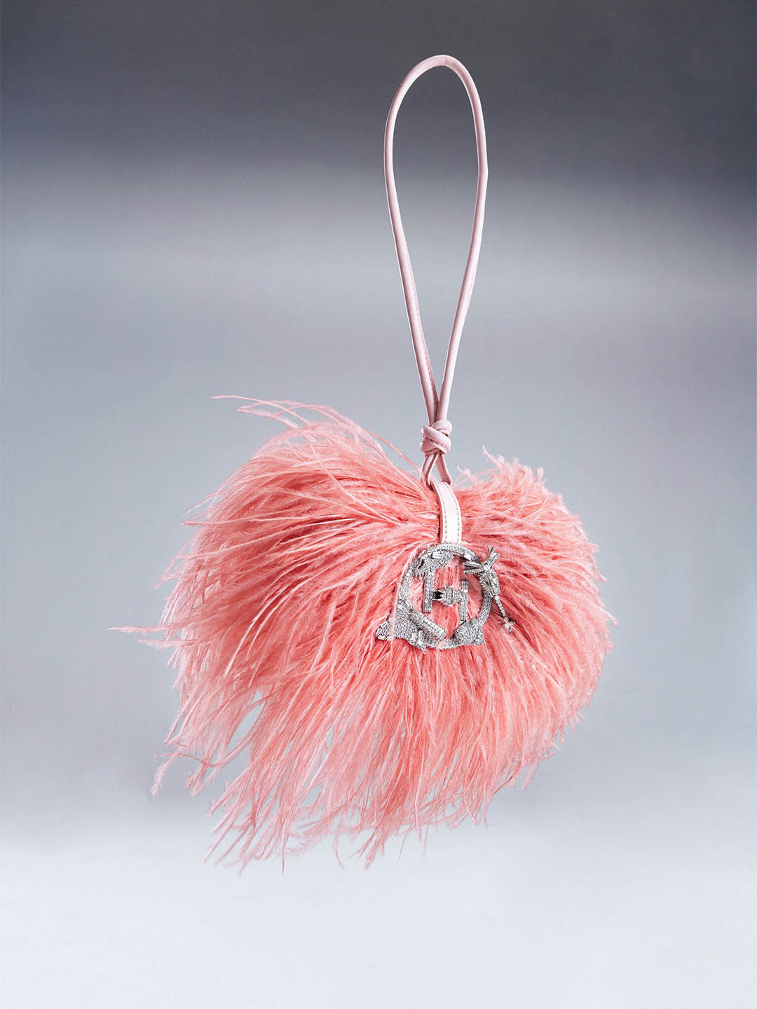 Outhouse Half Moon Handheld Bag with Tasselled