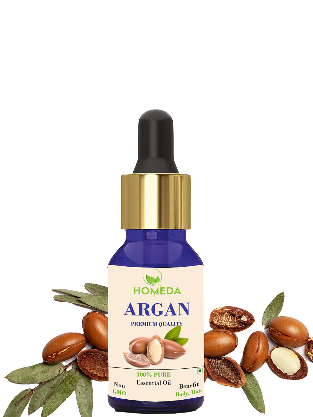 Homeda Pure Moroccan Argan Oil UV Damage For Skin & Hair - 15 ml