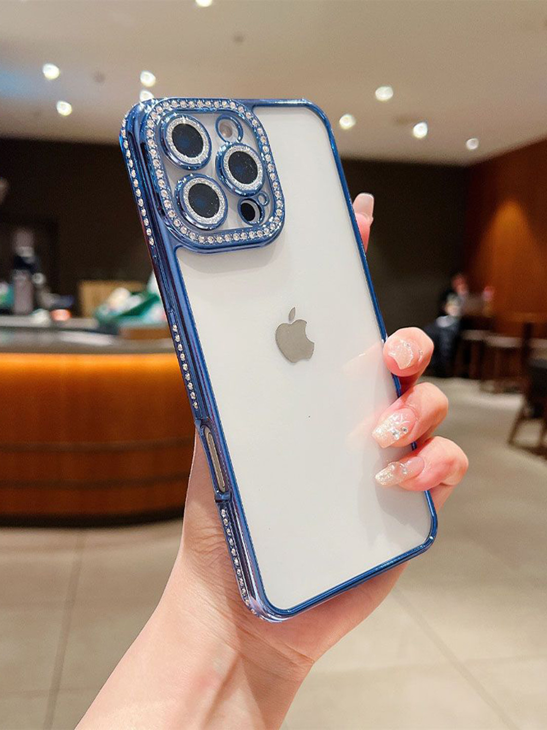 Luxury Kase Sparkling Bling Diamond Camera Protection iPhone 16 Pro Max Back Case