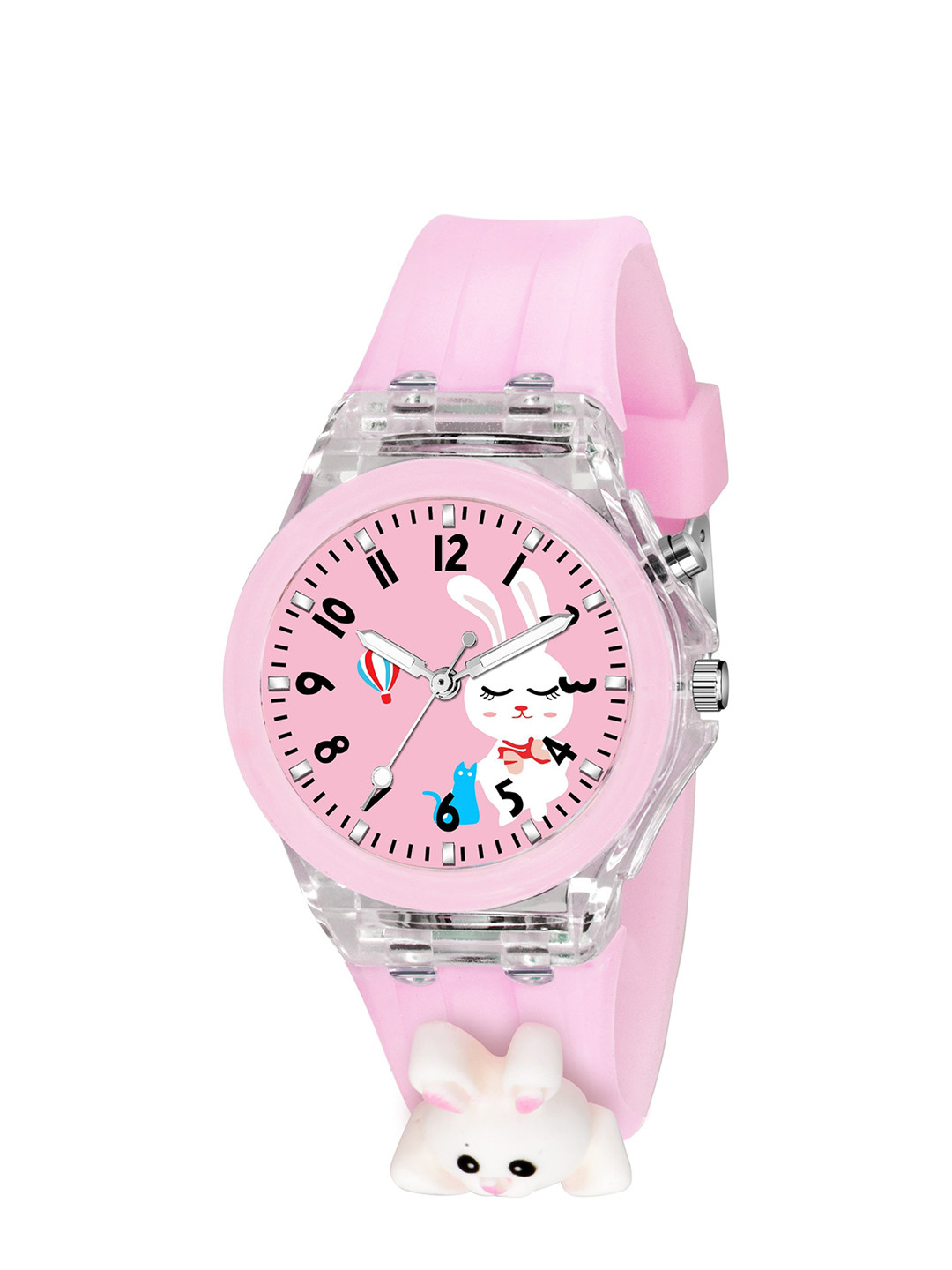 SWADESI STUFF Unisex Kids Dial & Bracelet Style Straps Analogue Watch MULTI RABBIT AGAIN
