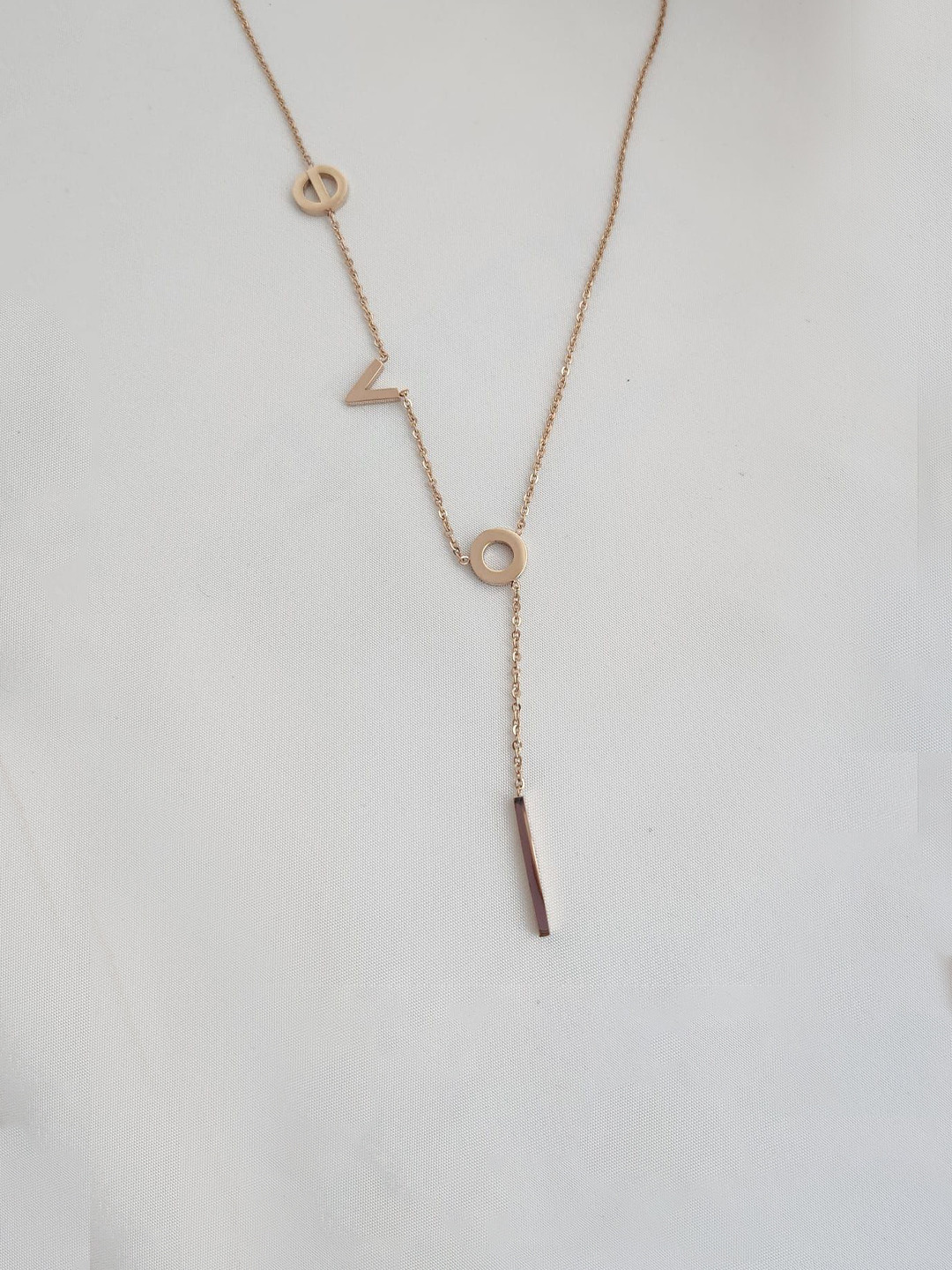 Piu Jewels Rose Gold-Plated Antique Chain