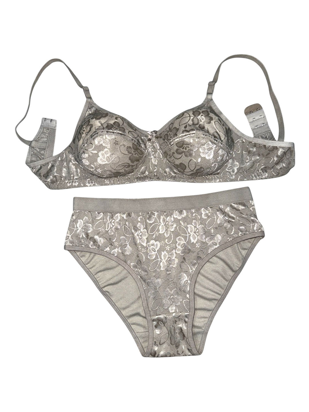 XPIOX  Women Self Design Full Coverage Lingerie Set