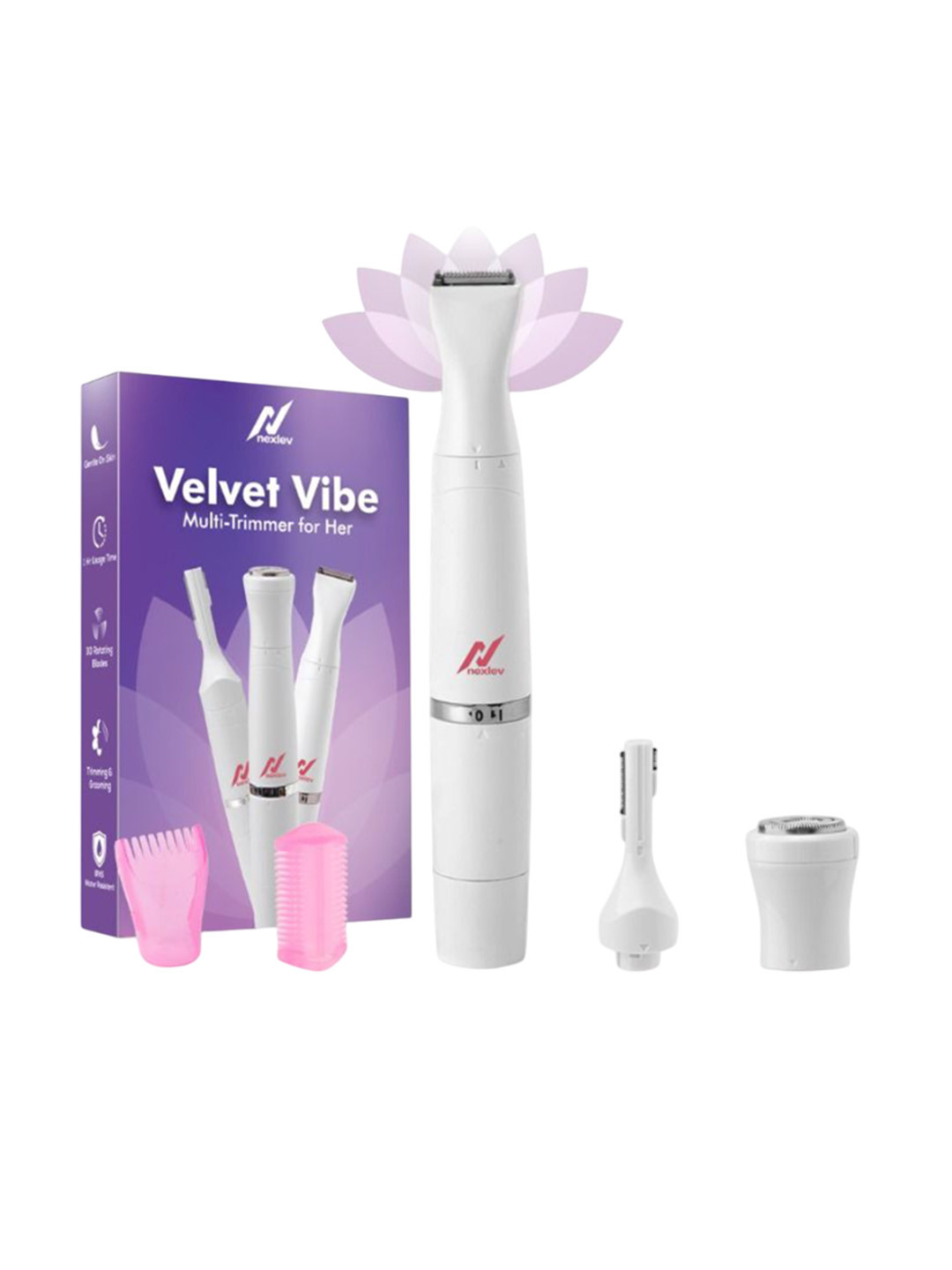 NexLev Velvet Vibe Multi-Trimmer For Her - T-01